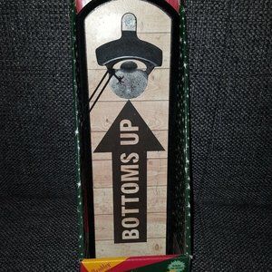 Wembley bottle opener bottoms Up hangs on wall man cave c3